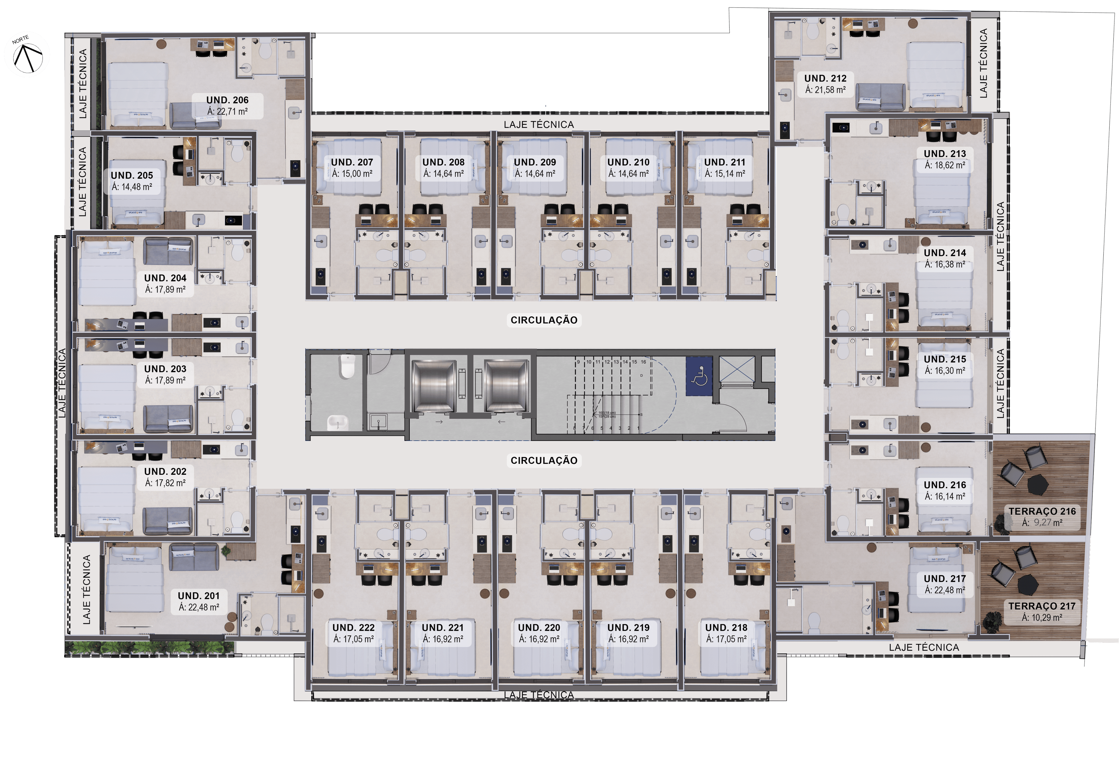 Planta Plantas do Empreendimento — 1 de 6