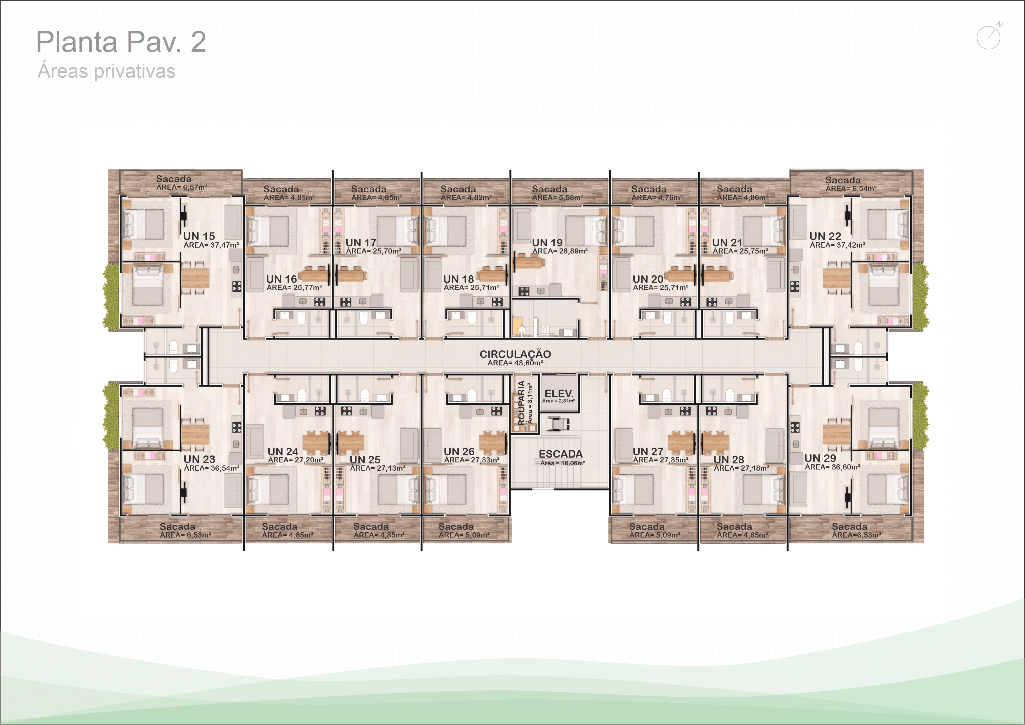 Planta Plantas do Empreendimento — 1 de 3